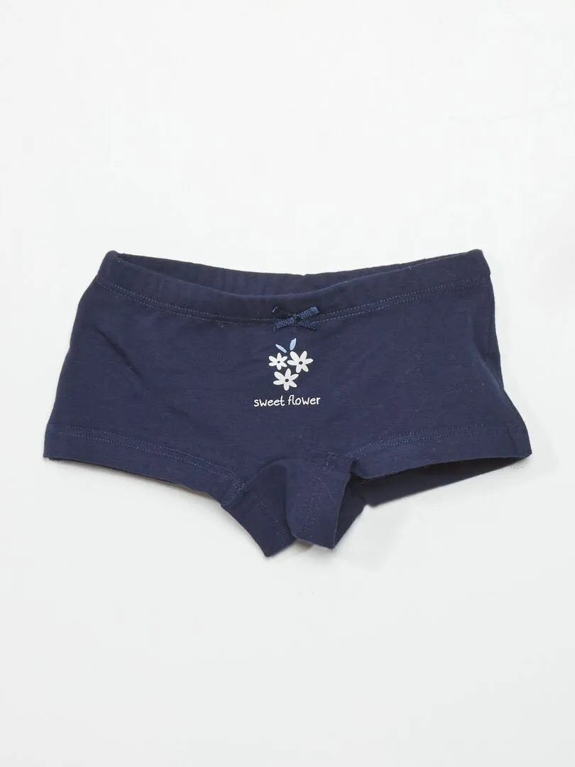 PACK DE 2 CAMISETAS + 3 CULOTES +1 FUNDA  6 PIEZAS  AZUL